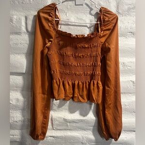 NWT Mixed Threads Silky Blouse